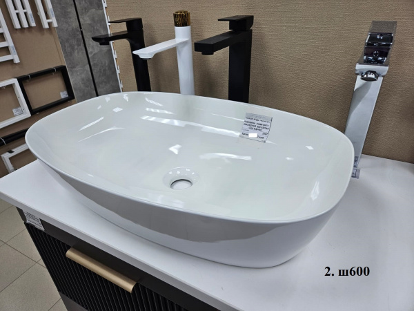 Раковина 600 накладная Comforty белая 78329